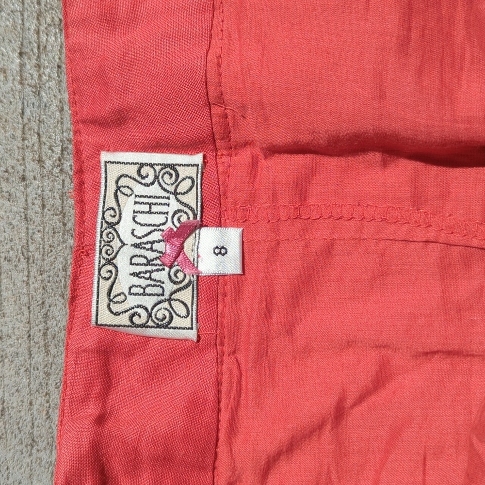 Linen Embroidered Skirt - Picture 5 of 8
